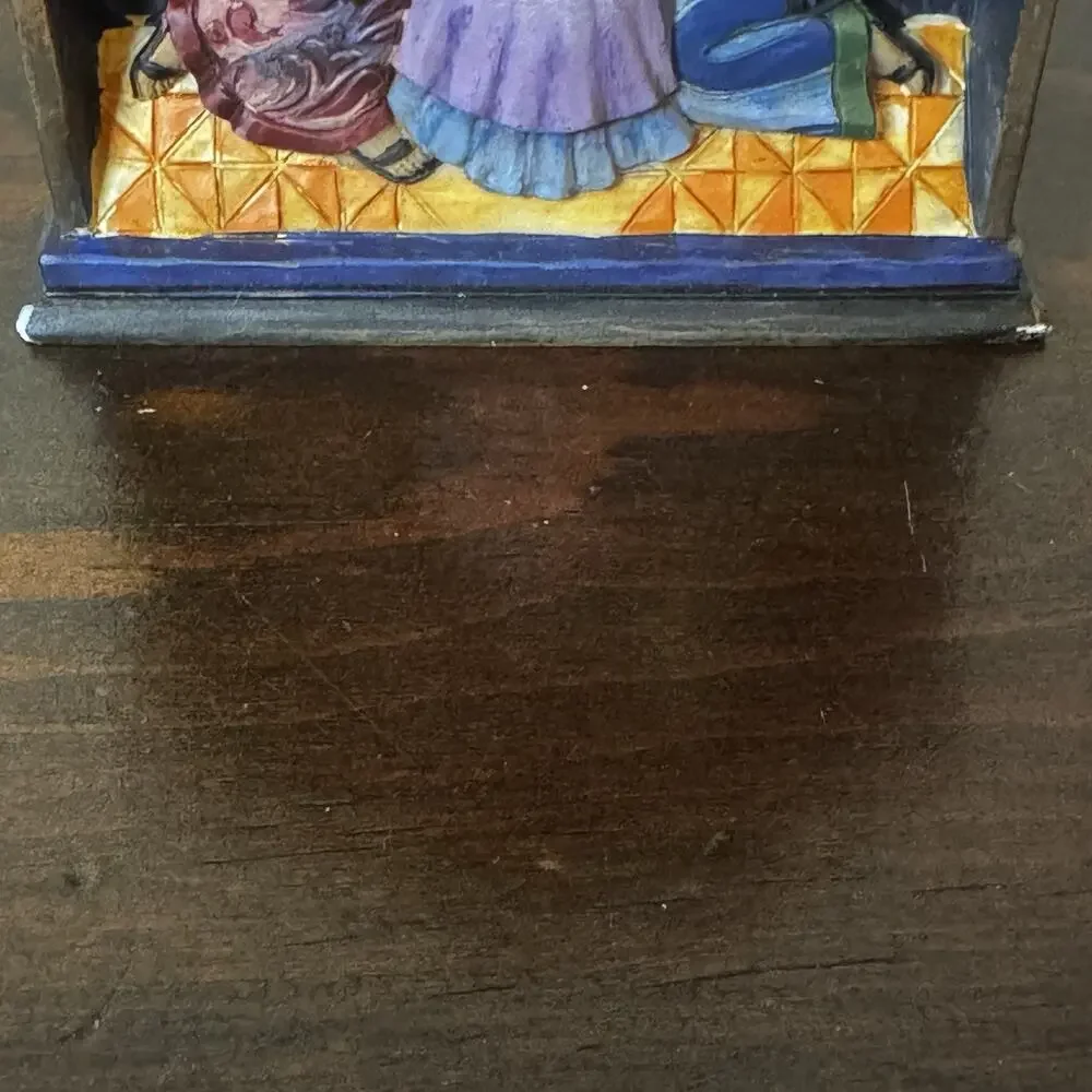 Jim Shore Heartwood Creek Christmas Ornament Holy Family in Stable Nativity 2011